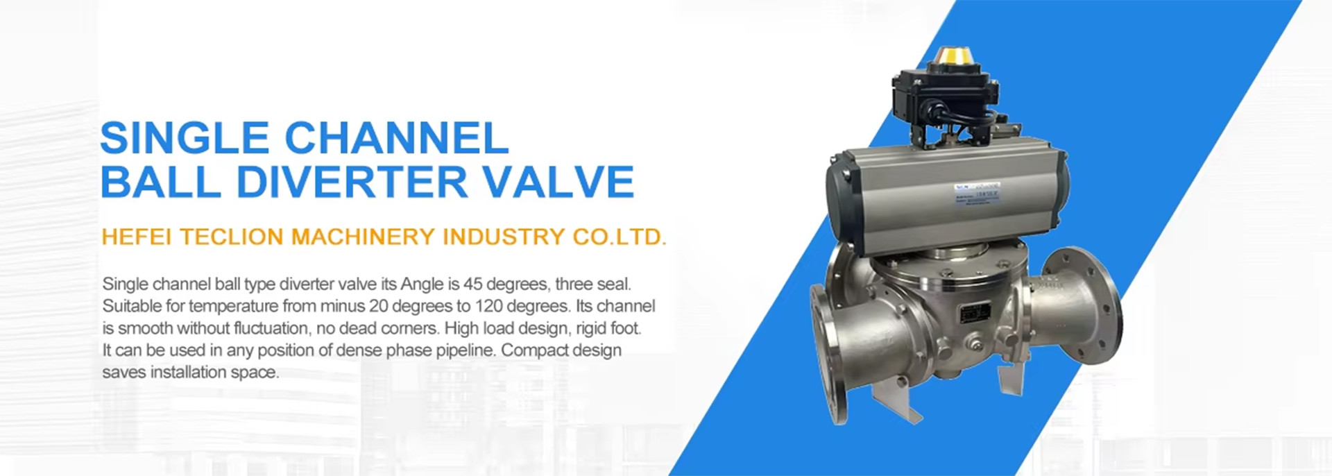 qualité Valve de détournement pneumatique usine