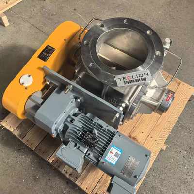 Pneumatic conveying granular material conveying rotary airlock valve