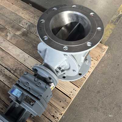 Cast iron material packing sealed air lock rotary valve feeder