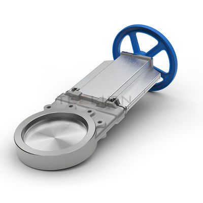 Gravity Flow Slide Knife Gate Valve Pneumatic For Powder And Granule Material