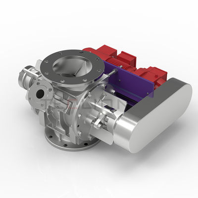 Small Airlock Rotary Valve for Powders and Granular Products in Industrial Settings