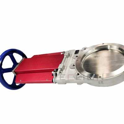 DN300 Stainless Steel Knife Pneumatic Gate Valve With Actuator OBM