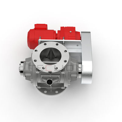 Small Airlock Rotary Valve for Powders and Granular Products in Industrial Settings