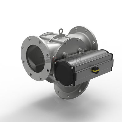 Two Way Gate Pneumatic Diverter Valves For Dilute Phase Conveying System