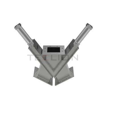 Gate Gravity Diverter Valve Two Way For Gravity Flow Double Knife