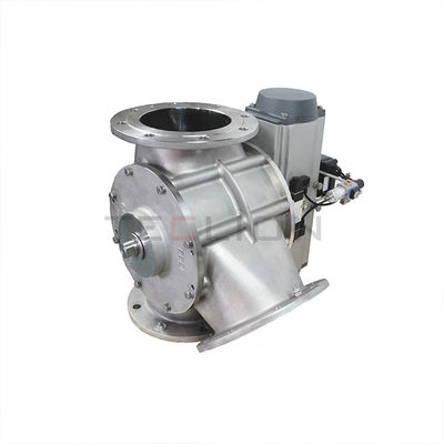 Three Way Pneumatic Diverter Valve Gate Actuator DN350 OBM