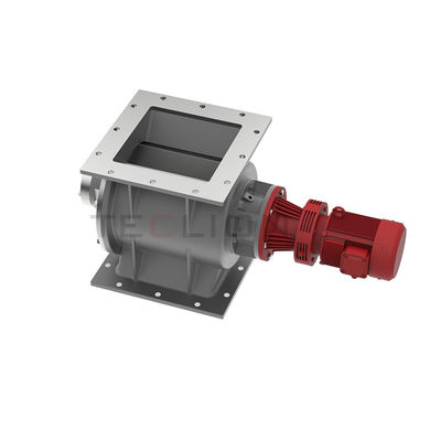 Blow Through Multiport Rotary Valve Air Lock Feeder For Powder Pellet Handling