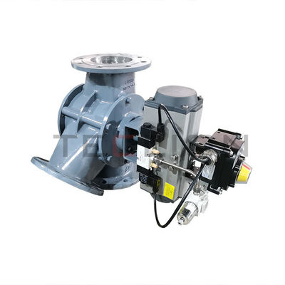 Industrial Electric 3 Way Gravity Diverter Flap Valve For Chemical Industry