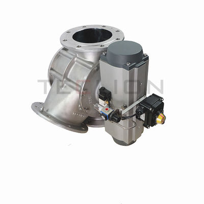 Industrial Electric 3 Way Gravity Diverter Flap Valve For Chemical Industry