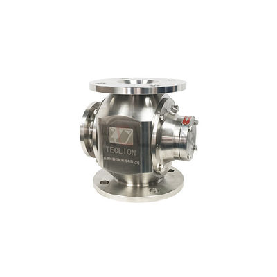 Control Structure Vane Rotary Feeder Valve Dust Collector Air Lock For Bulk Material