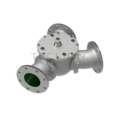 Stainless Steel Powder Gravity Pneumatic Diverter Valve 3 Way 73KG