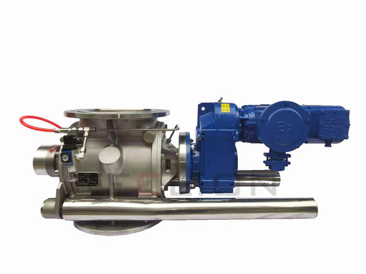 High Pressure Rotary Airlocks Valve Feeder Electric Drive DN100-DN350