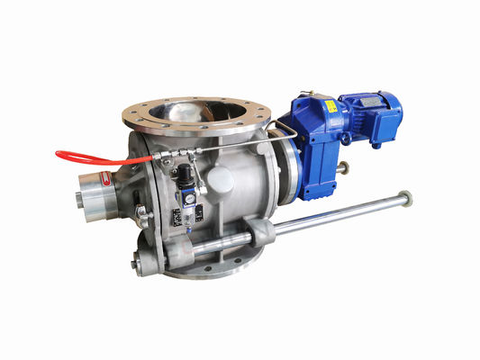 High Pressure Rotary Airlocks Valve Feeder Electric Drive DN100-DN350