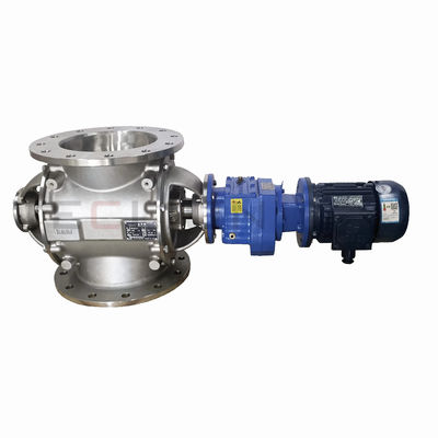 ODM External Bearing Rotary Airlock Feeder Valve For Powder Conveying