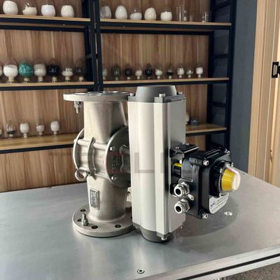 Y Shaped Three Way Diverter Valve Gate For Material Handling System