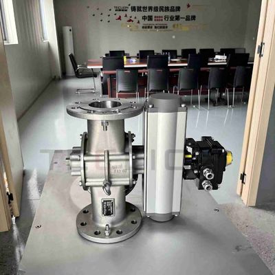 Y Shaped Three Way Diverter Valve Gate For Material Handling System