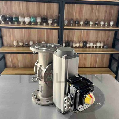 Y Shaped Three Way Diverter Valve Gate For Material Handling System