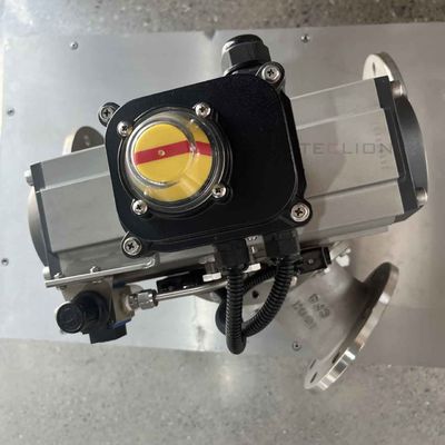 Stainless Steel Pneumatic Conveying Powder Particle Three-way Ball Valve