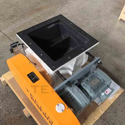 Cast iron material square mouth discharge dust removal rotary valve