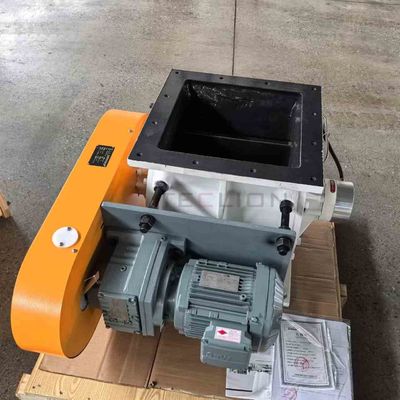 Cast iron material square mouth discharge dust removal rotary valve