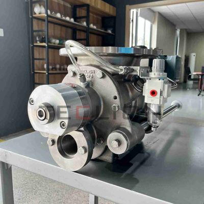 Rotary valve is used for pneumatic conveying, with a detachable rotor and a cleaning type structure