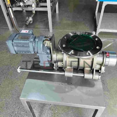 Rotary valve is used for pneumatic conveying, with a detachable rotor and a cleaning type structure