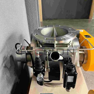 High temperature particle rotary valve suitable for explosion-proof areas