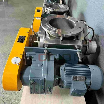 High temperature particle rotary valve suitable for explosion-proof areas