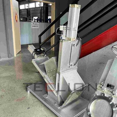 60 ° directional stainless steel gravity discharge valve