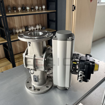 K-type directional valve for conveying various powders or granular materials