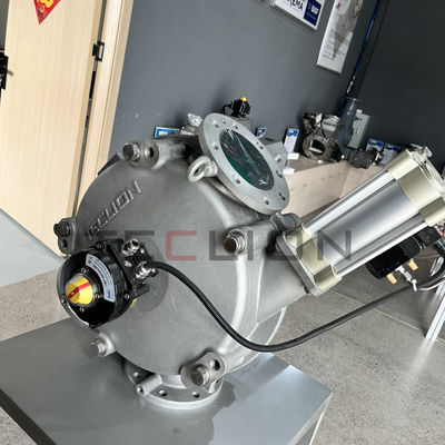 Dual channel directional valve made of stainless steel and cast aluminum material