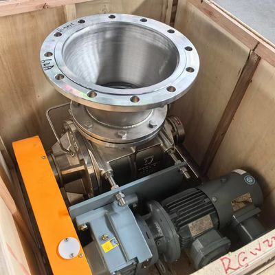 Large Cement High Pressure Rotary Airlock Valve Feeder With Adapter Flanged