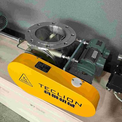 PN10 ANSI 150lbs Stainless Steel Rotary Feeder Air Lock With Flange Drillings