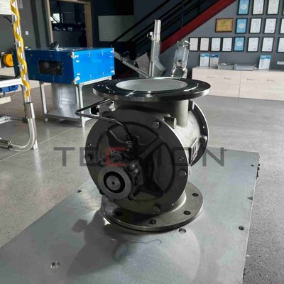 ANSI PN10 150lbs Stainless Steel Rotary Airlock Valve With Flange Drillings