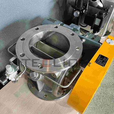 Stainless Steel Rotary Air Valve Lock Feeder In Cement Plant Conveying PP Powder