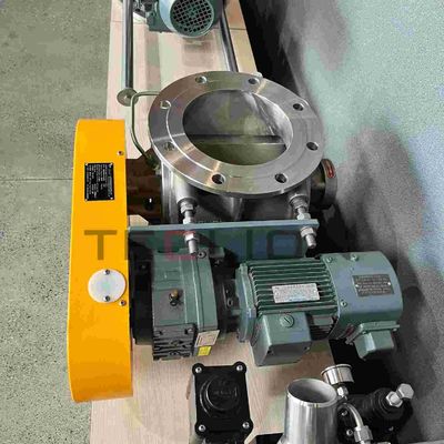 Stainless Steel Rotary Air Valve Lock Feeder In Cement Plant Conveying PP Powder