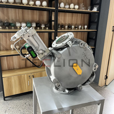 Dual channel directional valve suitable for dense phase transportation pipelines