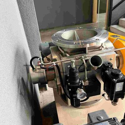 Stainless Steel Granular Rotary Feeder Motor Medium Discharge High Pressure