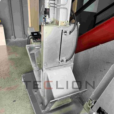 Gravity feeding dual channel cutting valve