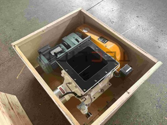 Cast iron square mouth dust removal rotary valve | DN250 pressure resistant 0.6MPa dust sealing solution