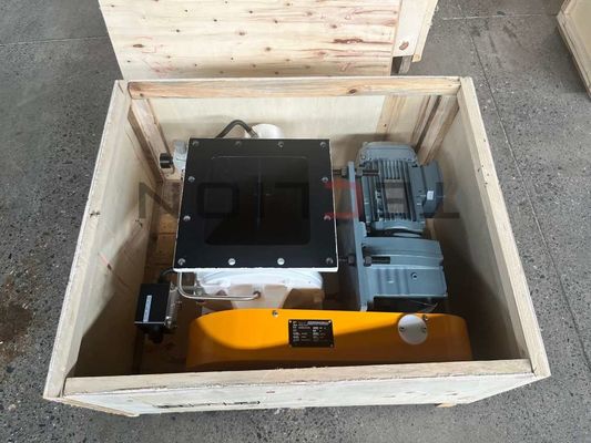 Cast iron square mouth dust removal rotary valve | DN250 pressure resistant 0.6MPa dust sealing solution