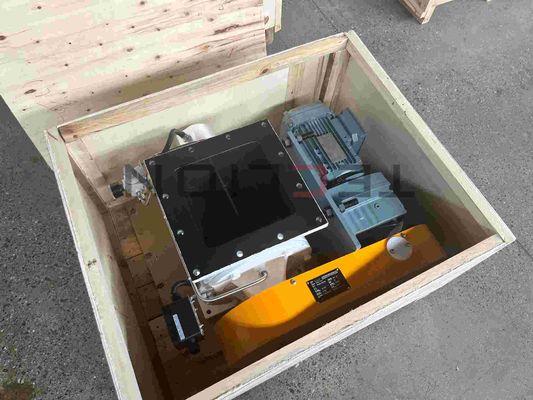 Cast iron square mouth dust removal rotary valve | DN250 pressure resistant 0.6MPa dust sealing solution