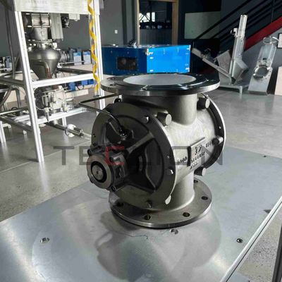 High pressure pneumatic conveying dedicated rotary valve | 304 stainless steel material | ANSI flange drilling (PN10/150lbs)