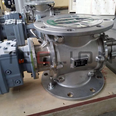 Rotary Valve For Conveying Porous Carbon Materials