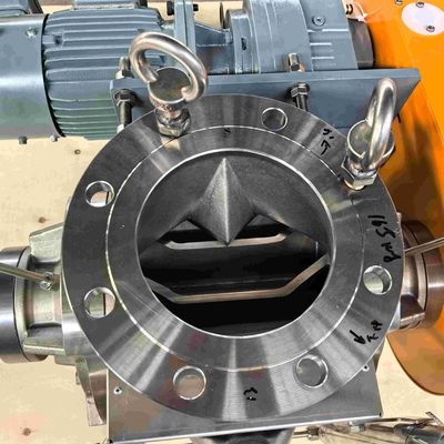 Plastic Granule Pneumatic Conveying Anti Shear Stainless Steel Rotary Valve Airlock