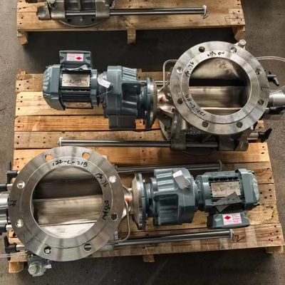 Food grade stainless steel quick disassembly cleaning rotary airlock valve