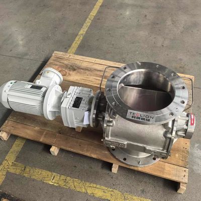 12 inch large volume stainless steel gravity feeding powder rotary airlock valve
