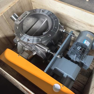 Pneumatic Dilute Phase Conveying 10 T/ h PP Plastic Particle Rotary Airlock Valve