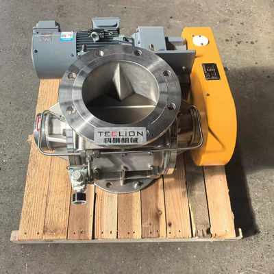 Pneumatic conveying granular material conveying rotary airlock valve