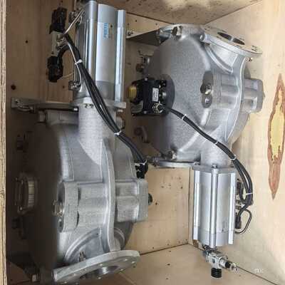 Dual channel casting aluminum diverter valve for pneumatic conveying